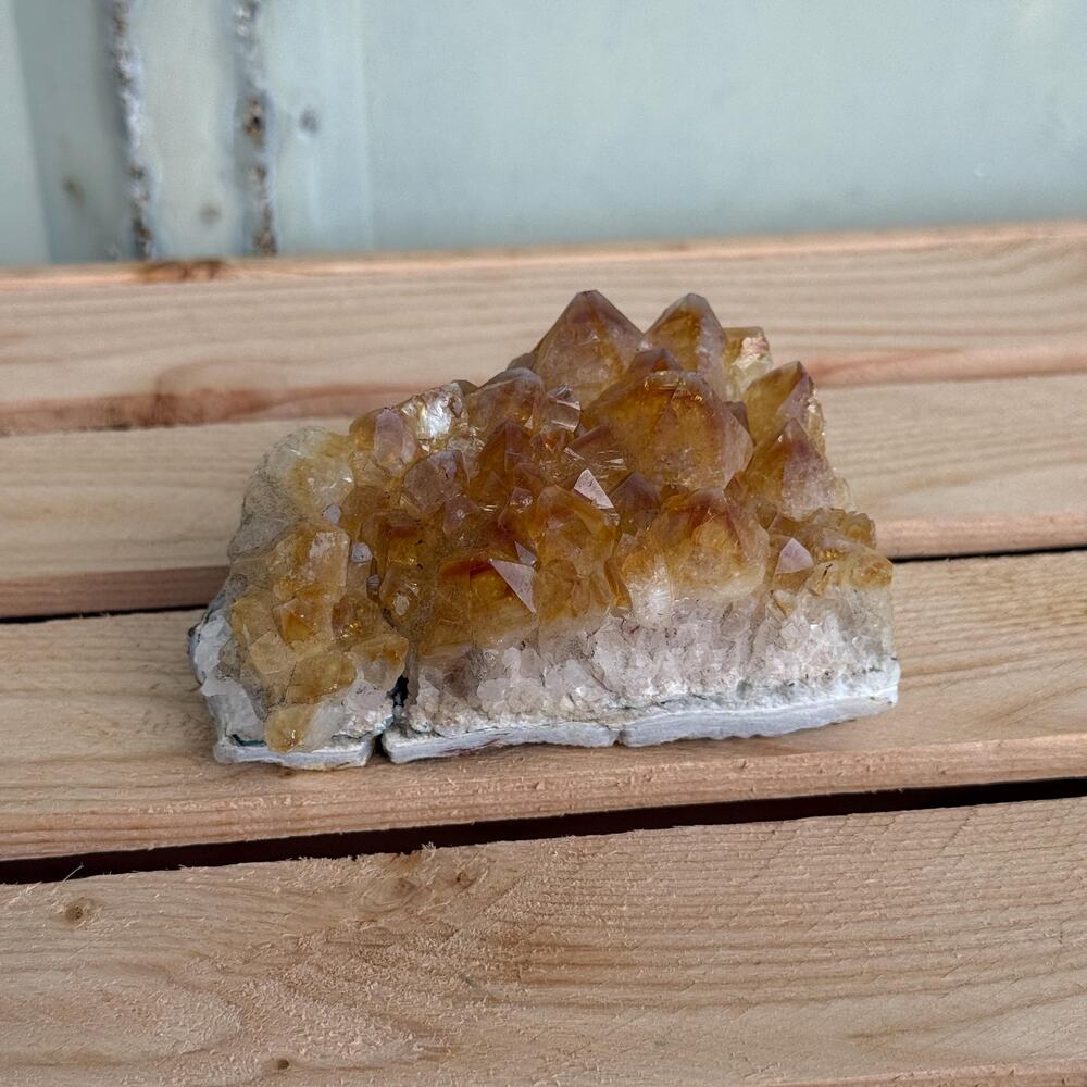 Citrine Crystal Clusters Mineral Gemstone
